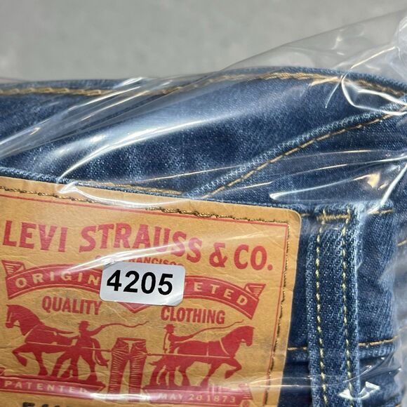 Levis 541 Jeans Mens 36 Blue Denim Tapered Leg Athletic Fit Stretch Pockets - Picture 14 of 15
